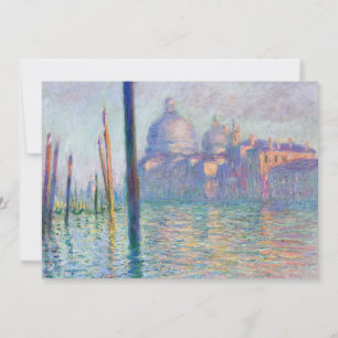 Invitation Claude Monet - Grand Canal, Venise
