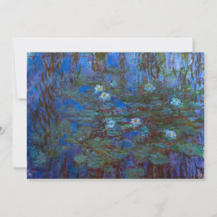 Invitation Claude Monet - Lys d'Eau Bleue