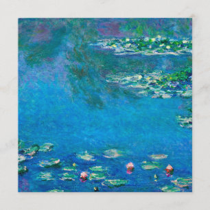 Invitation Claude Monet - nénuphars 1906