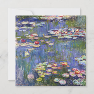 Invitation Claude Monet - Nymphéas / Nénuphars