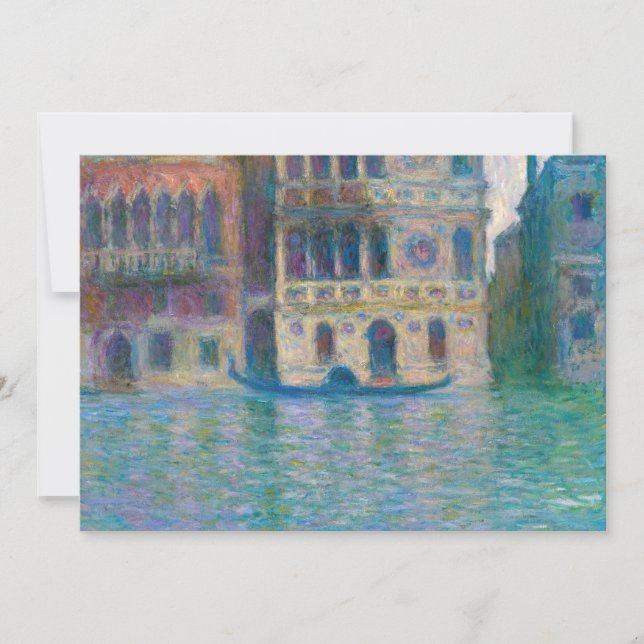 Invitation Claude Monet - Palazzo Dario (Devant)