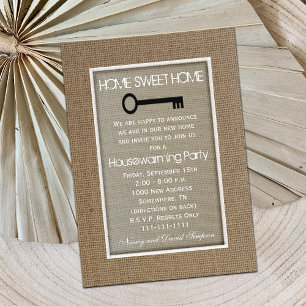 Invitation Clé de l'invitation de la fête du réchauffement du