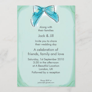 Invitation Cleo Bow (couturier) 5x7