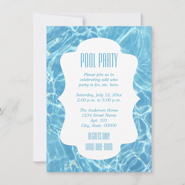Invitation Cliquez sur Customiser pour modifier la taille - P (Devant)