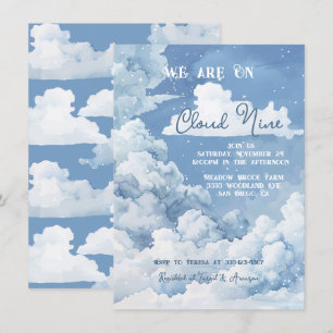 Invitation Cloud Nine Sky baby shower