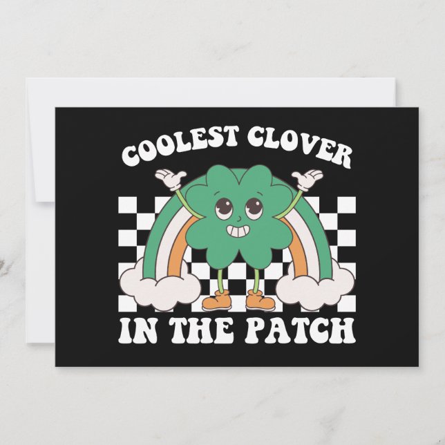 Invitation Clover le plus froid dans le Patch St Patrick's Da (Devant)