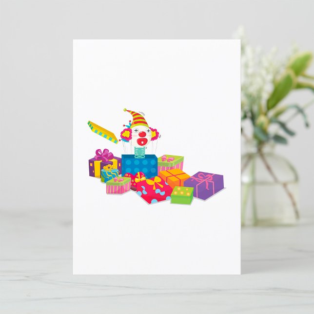 Invitation Clown In A Box (Créateur téléchargé)