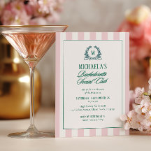 Club de fête de demoiselle d'honneur rayé Prépa