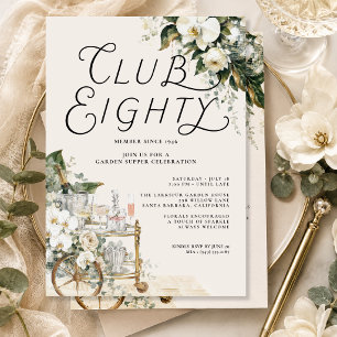 Invitation Club Eighty Grand Hotel 80e Anniversaire
