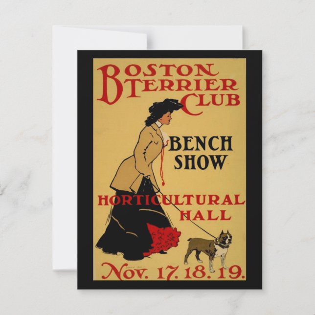 Invitation Club Terrier de Boston (Devant)