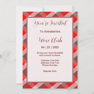 Invitation Club Vin