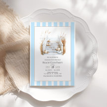 Coastal Chic Fall Beach Club Birthday Party