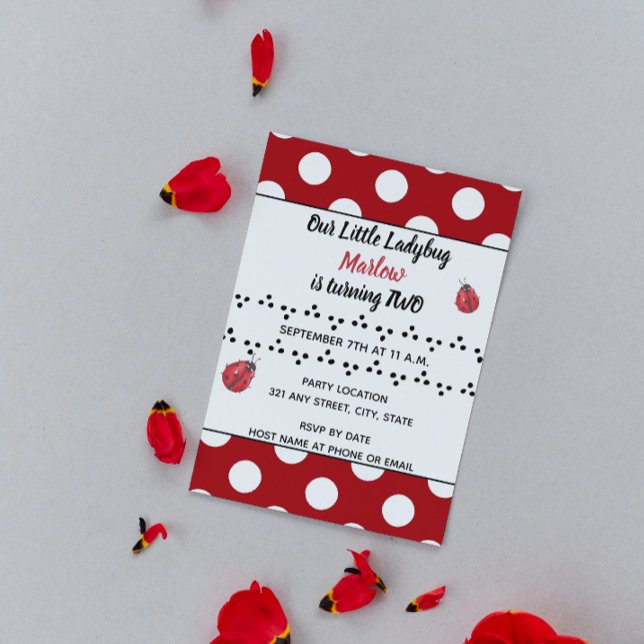 Invitation coccinelle (Créateur téléchargé)