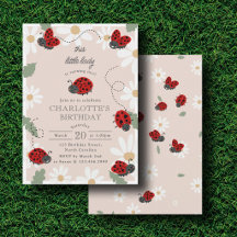 Coccinelles Mignonnes Daisy 1ère, 2ème Fête d'anni