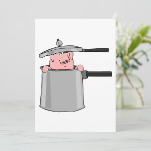 Invitation Cochon Dans Une Marmite