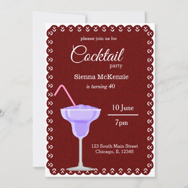 Invitation Cocktail (Devant)