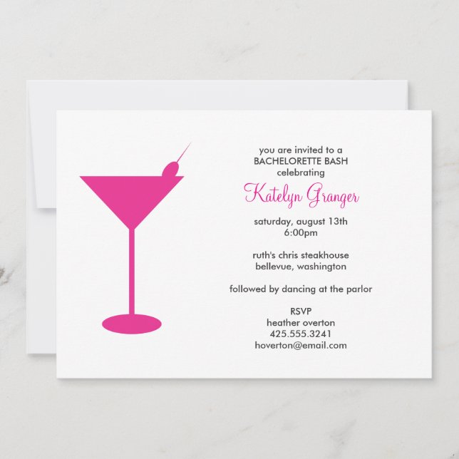 Invitation Cocktail (Devant)