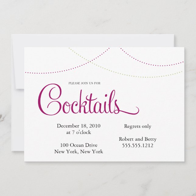 Invitation Cocktail (Devant)