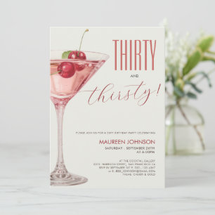 Invitation Cocktail 30ème anniversaire