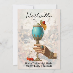 Invitation *~* Cocktail A101 PHOTO Nashville 10 EVJF