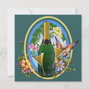 Invitation Cocktail au champagne Paradise Beach - SRF