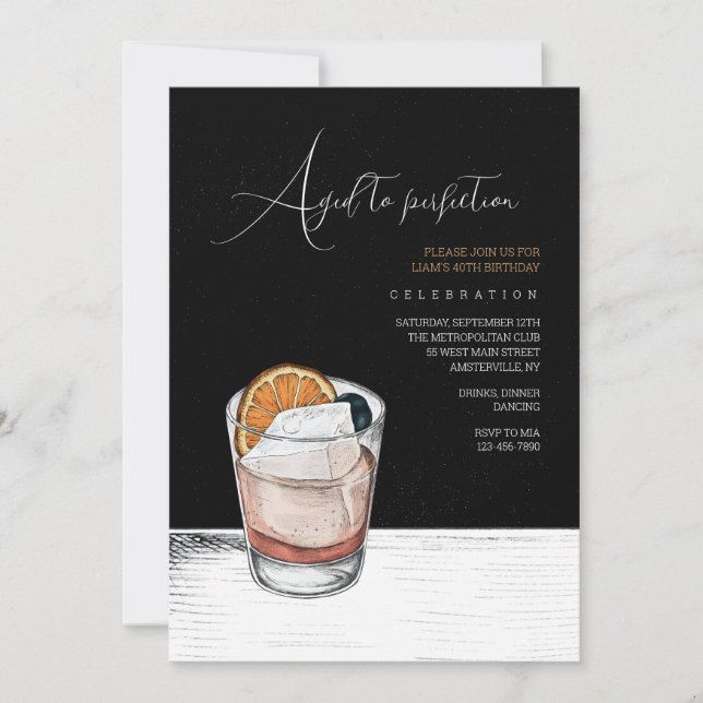 Invitation Cocktail Citron (Devant)