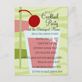 Invitation Cocktail cordial !