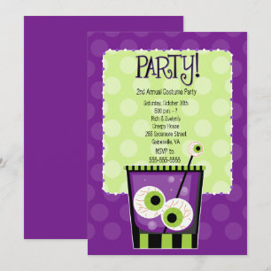 Invitation Cocktail déplaisant pour oeil Adulte Costume Party