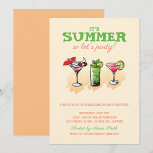 Invitation Cocktail d'été