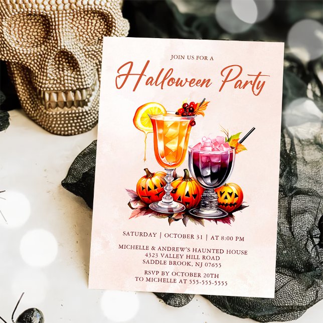 Invitation Cocktail Halloween (Créateur téléchargé)