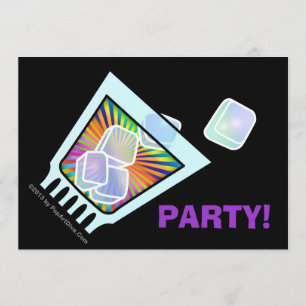 INVITATION COCKTAIL - OLD-FASHIONED - ROCHES EN VERRE