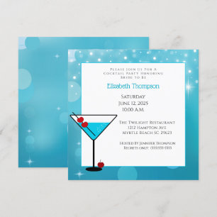 Invitation Cocktail Party pour l'invitation de la mariée