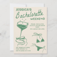 Cocktail vert Bachelorette Heekend Itinéraire