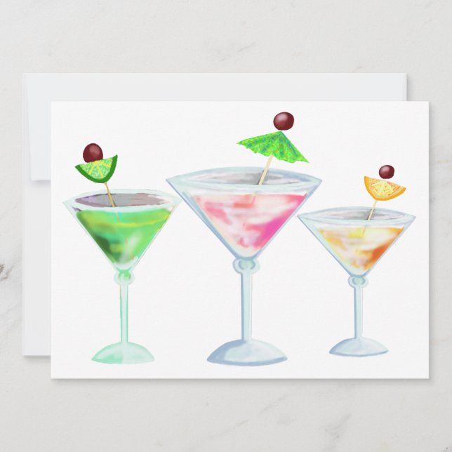 Invitation cocktails (Devant)