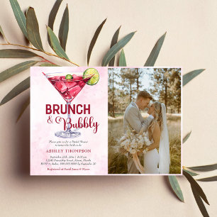Invitation Cocktails Brunch & Bubbly Fête des mariées photo