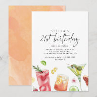 Cocktails Colorés | Fête d'anniversaire 21 ans amu