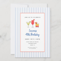 Cocktails Pool party Adulte Anniversaire