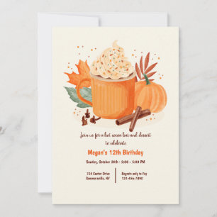 Invitation Coco d'automne