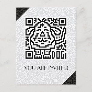 Invitation Code de QR le chien