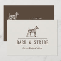 Code QR de l'entreprise de promenade de chiens Bar