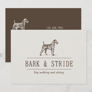 Invitation Code QR de l'entreprise de promenade de chiens Bar