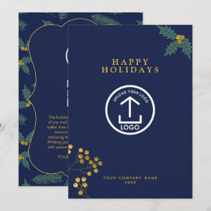 Invitation Code QR de Noël Holly Berry Christmas Business Noë