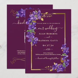 Invitation Code QR de réponse pour mariage en Bourgogne avec
