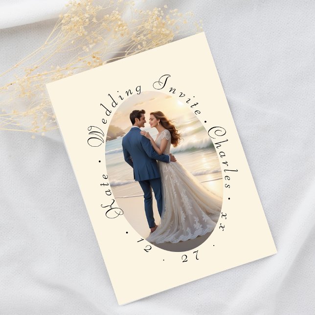 Invitation Code QR du cadre photo élégant (Créateur téléchargé)