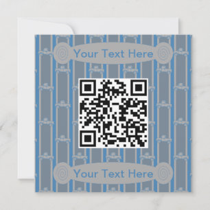 Invitation Code QR du camion amusant et fantaisiste