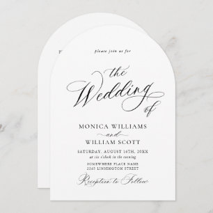 Invitation Code QR Mariage minimaliste élégant