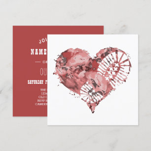 Invitation coeur de démarrage