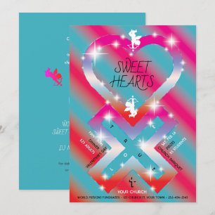 Invitation Coeur pétillant X Coeurs doux