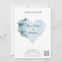 *~* Coeur Rose bleu AR6 QR MARIAGE ENREGISTRER LA