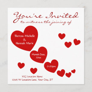Invitation Coeurs